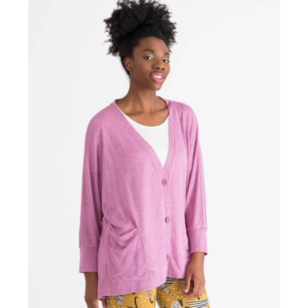 Agnes & Dora Urban Cardi Pink Size L NWT